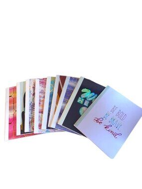 NWOT-Lot of 9 Mixed Aesthetic Notebooks-A5 Wide Ruled Soft/Hard Cover Journals